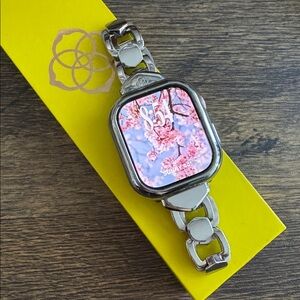 Kendra Scott Davis Stainless Steel Bracelet Smart Watch Band *Apple & Samsung
